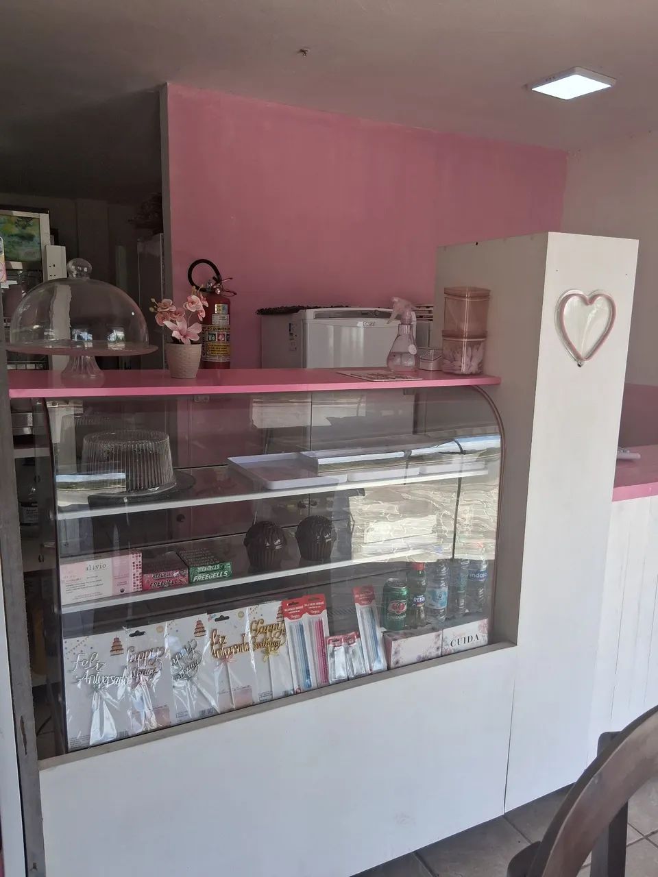 Vitrine expositora ( pode usar no quente) 