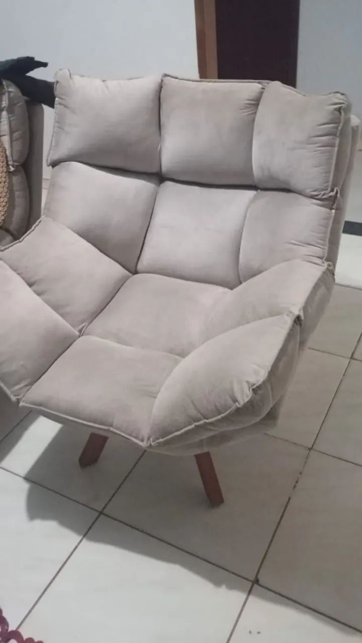 POLTRONAS GIRATÓRIA, SEMI NOVA - Foto 3