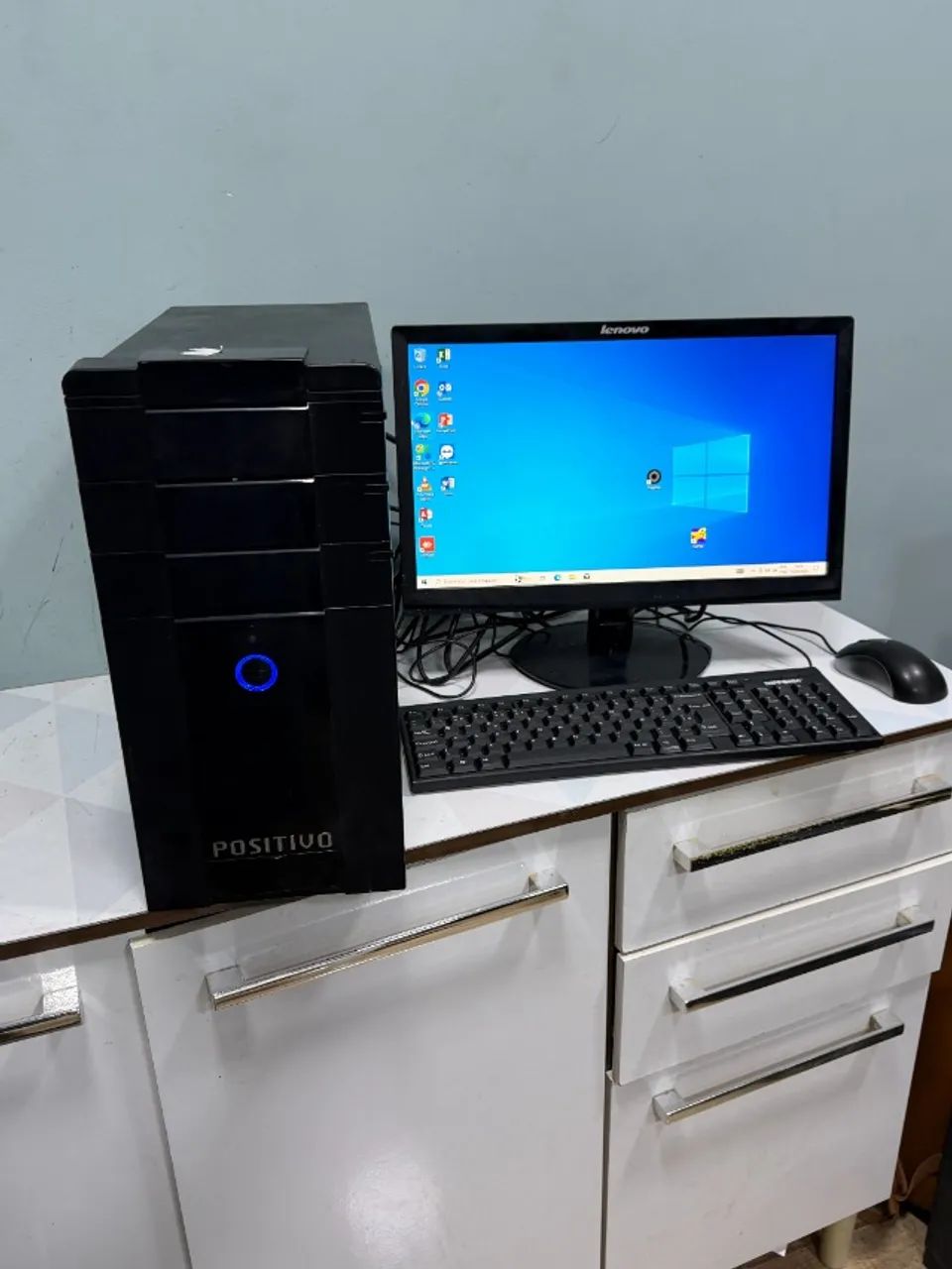 PC Completo Intel Core i3 com Monitor 19 + Teclado e Mouse  