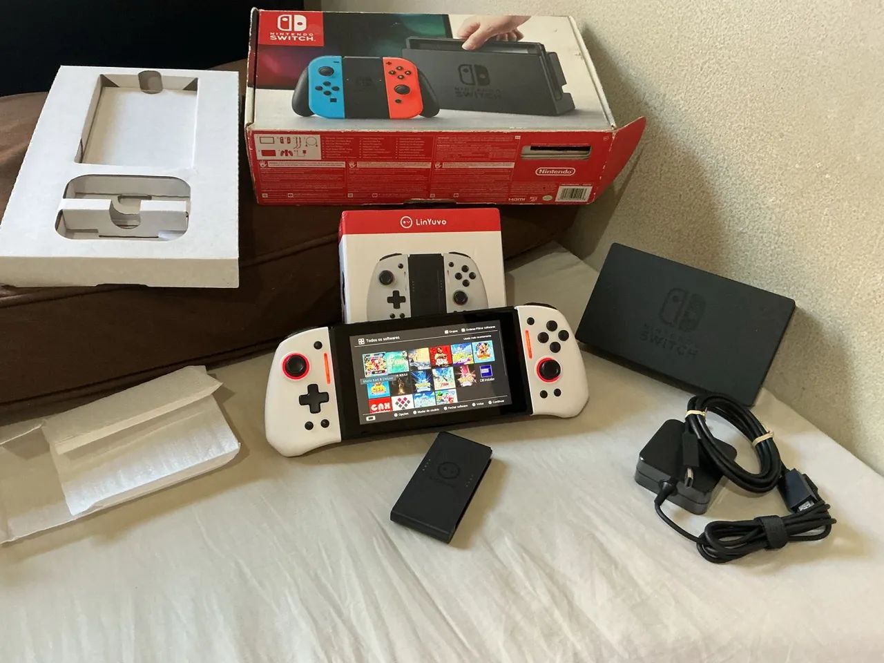 Nintendo Switch dsblq impecável ( aceita trocas ) - Foto 5