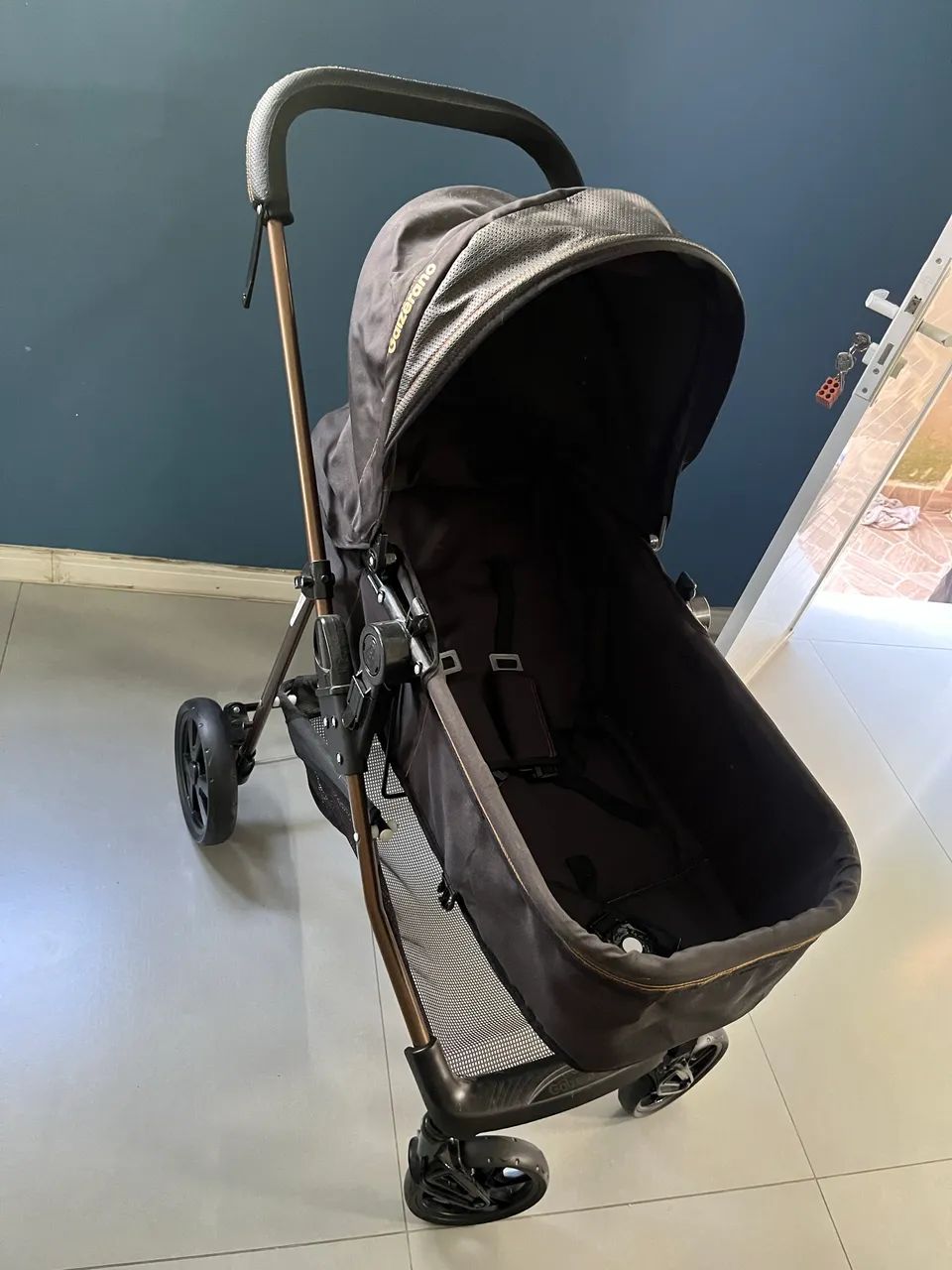 Carrinho Bebê Napoli Bebê Conforto E Base - Galzerano - Foto 4