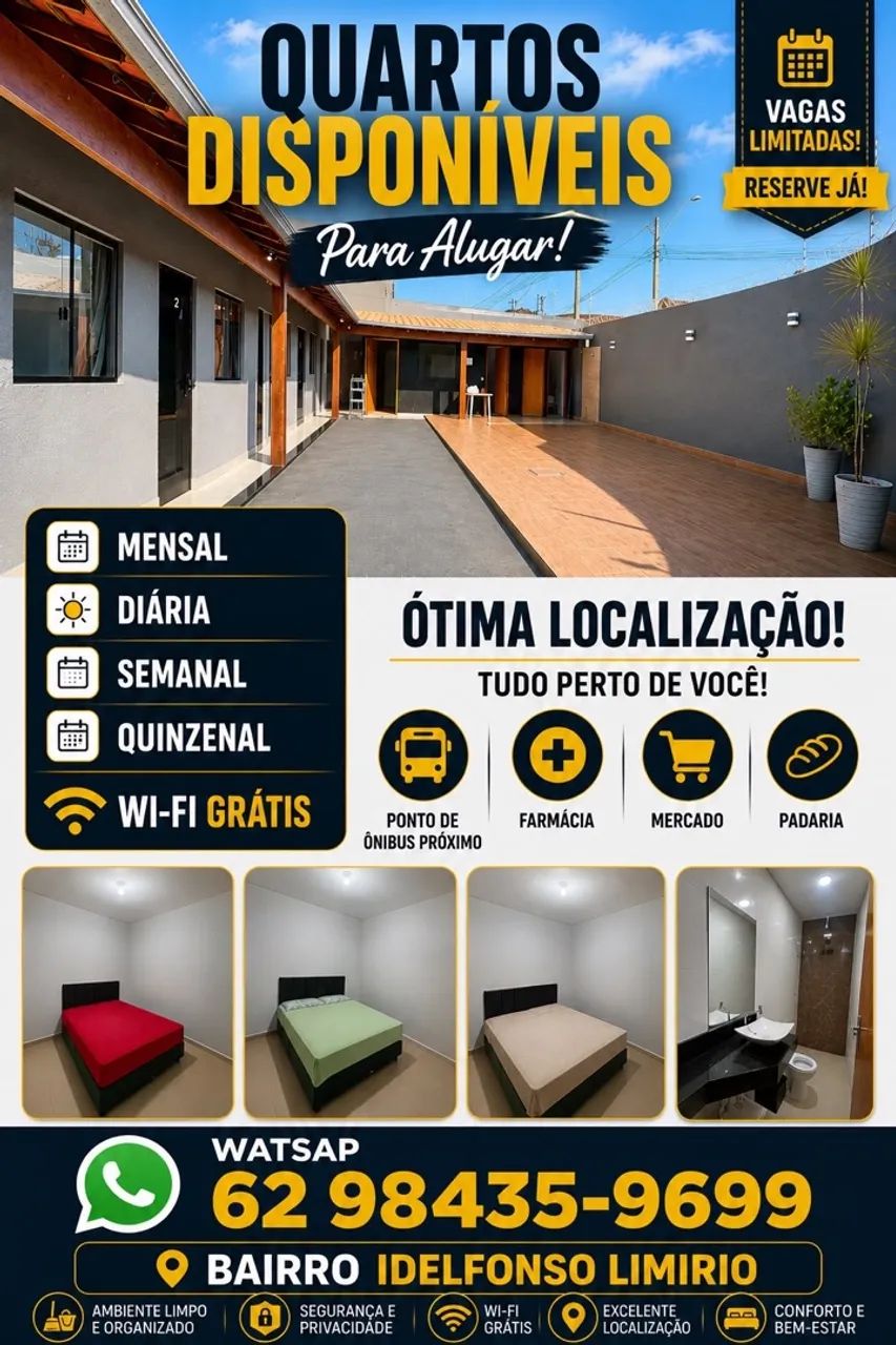 Alugo quartos 