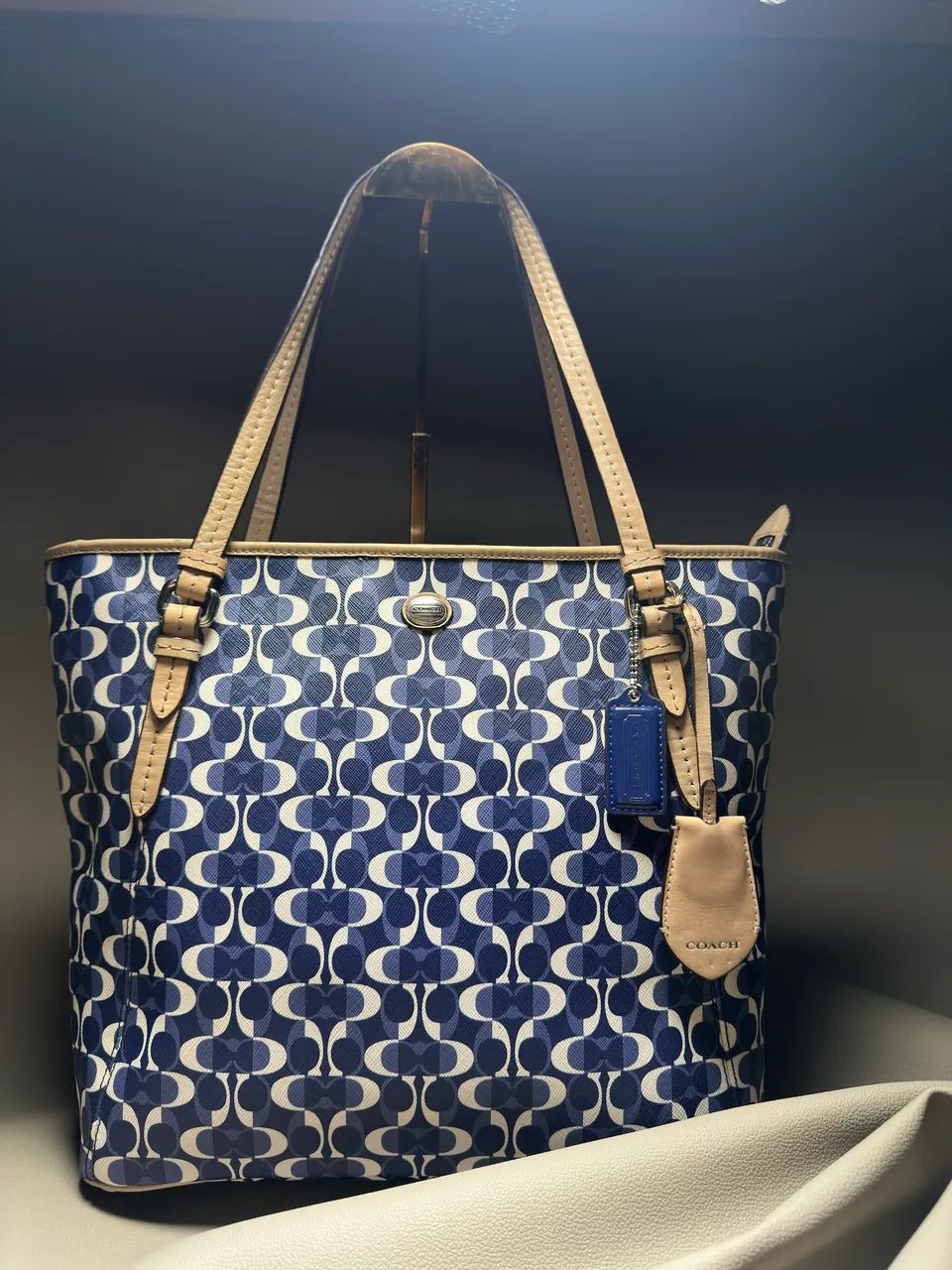 bolsa coach peyton dream c azul - Foto 2