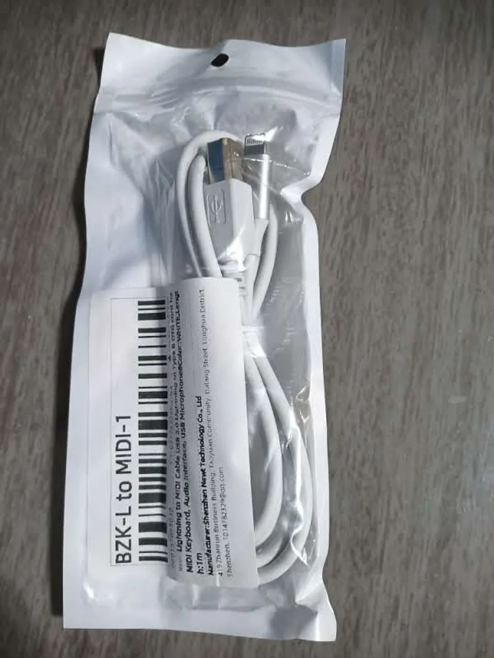 Cabo Lightning P/ iPhone iPad Usb Tipo B P/ Teclado Midi - Foto 2
