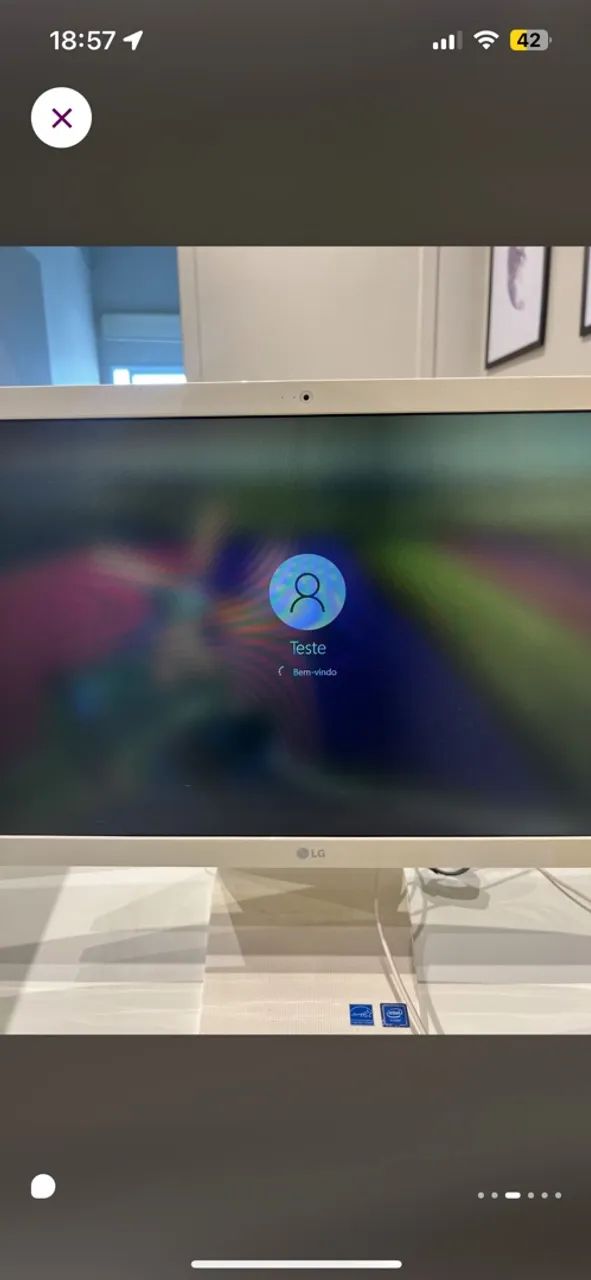 computador all in one lg 22 polegadas em perfeito estado - Foto 2