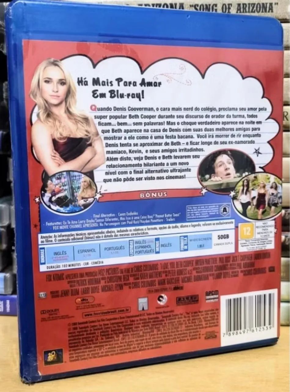 Blu-ray Eu Te Amo Beth Cooper