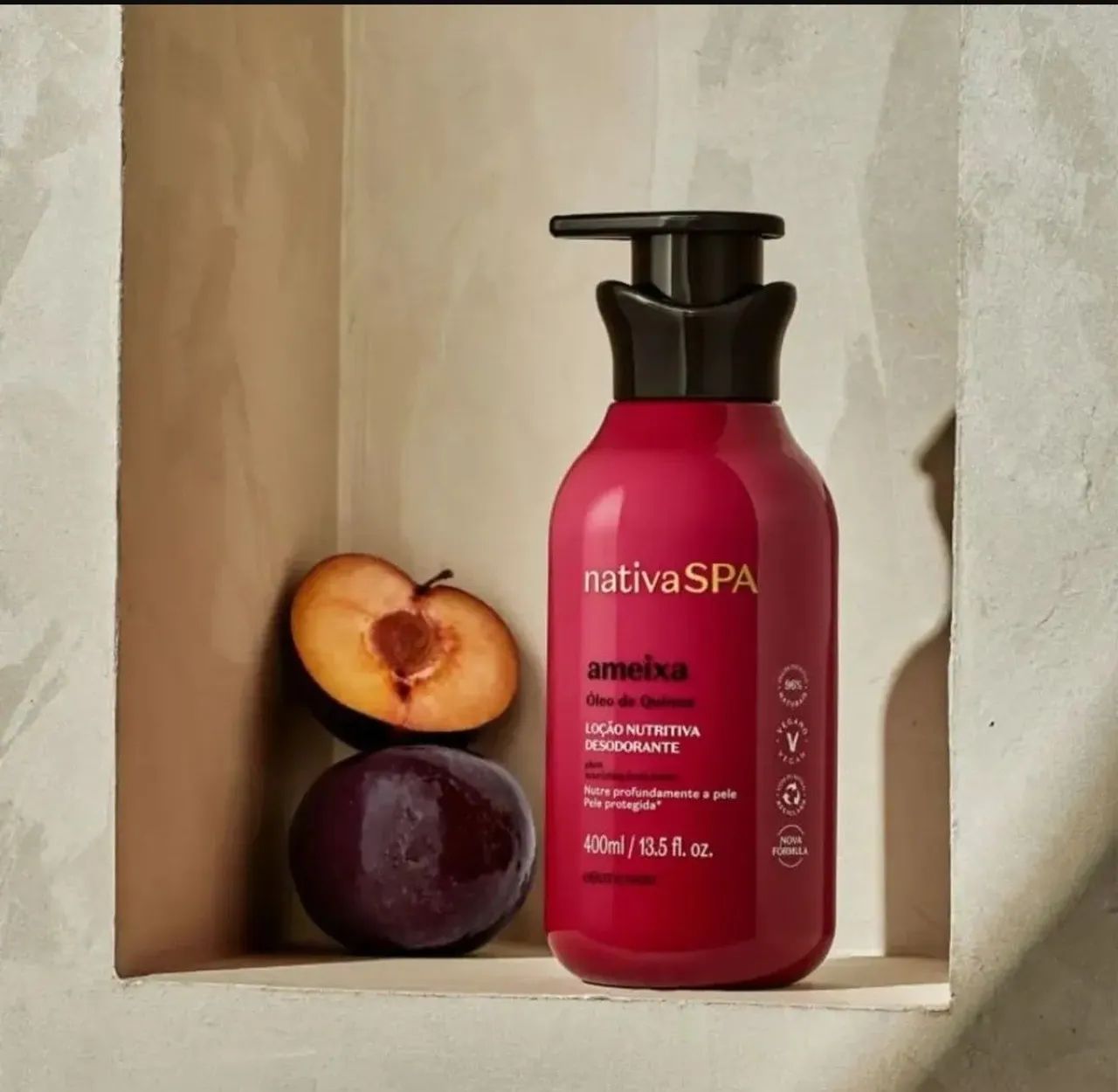 Floratta Red Passion Eau de parfum + loção corporal NativaSPA Ameixa negra  - Foto 3