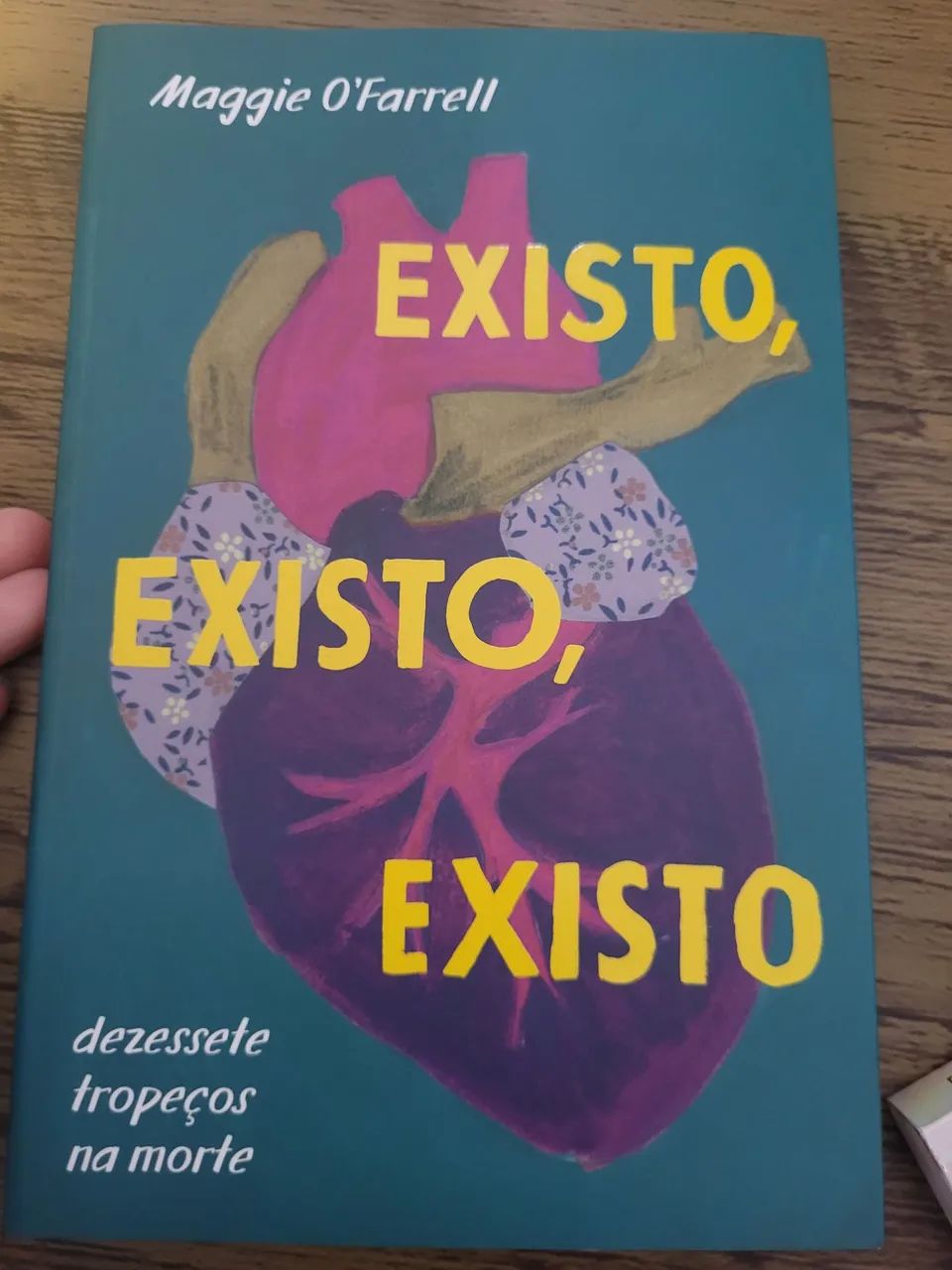 Livro EXISTO EXISTO EXISTO -MAGGIE O' FARELL..leitura  intensa e emocionante 