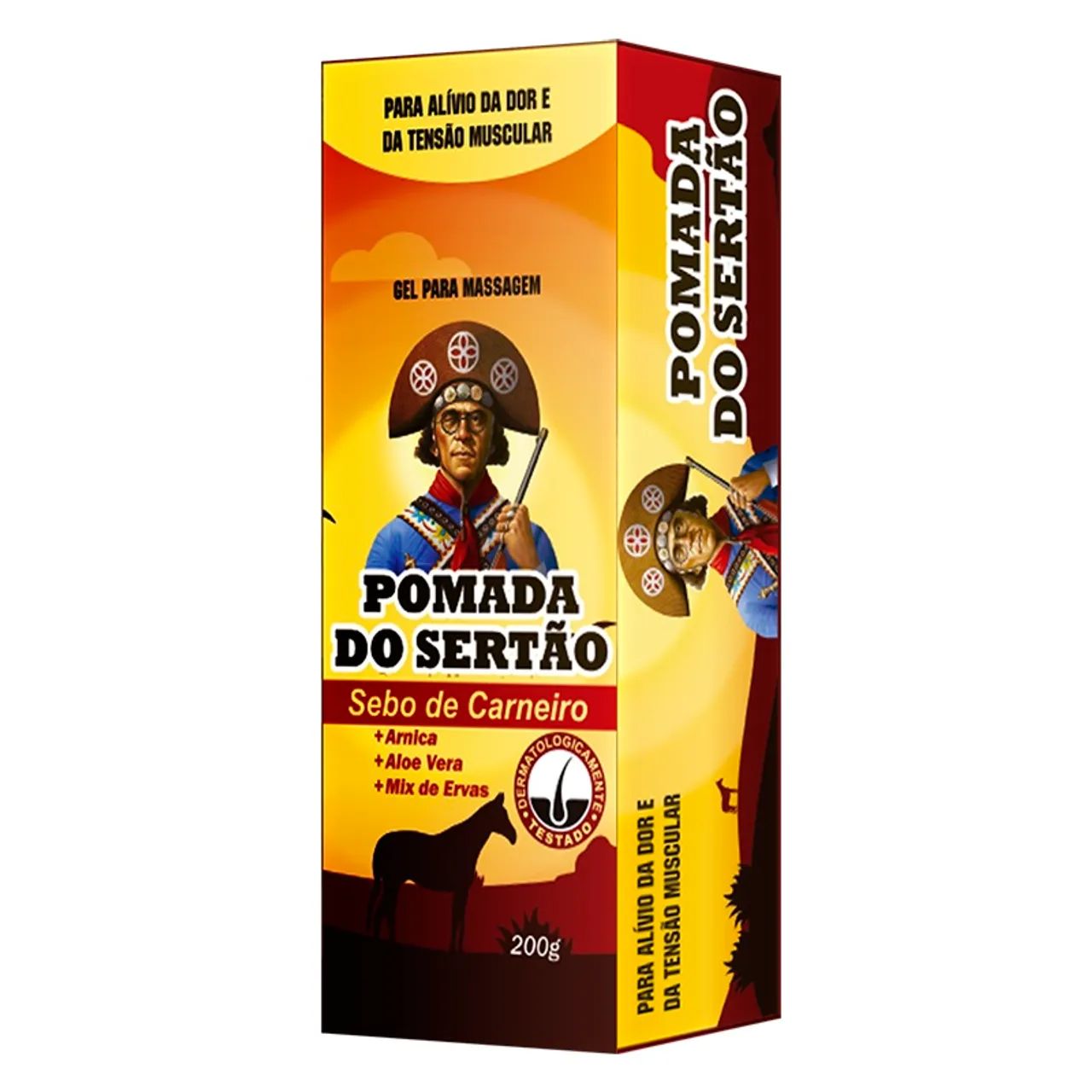 POMADA DO SERTÃO - ALÍVIO RÁPIDO PARA DORES MUSCULARES 