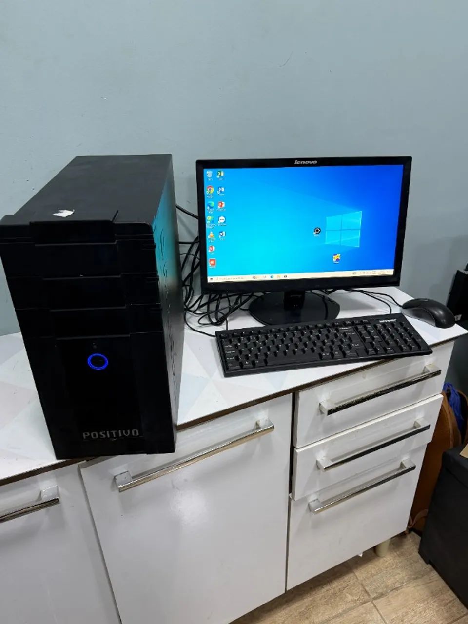 PC Completo Intel Core i3 com Monitor 19 + Teclado e Mouse   - Foto 5