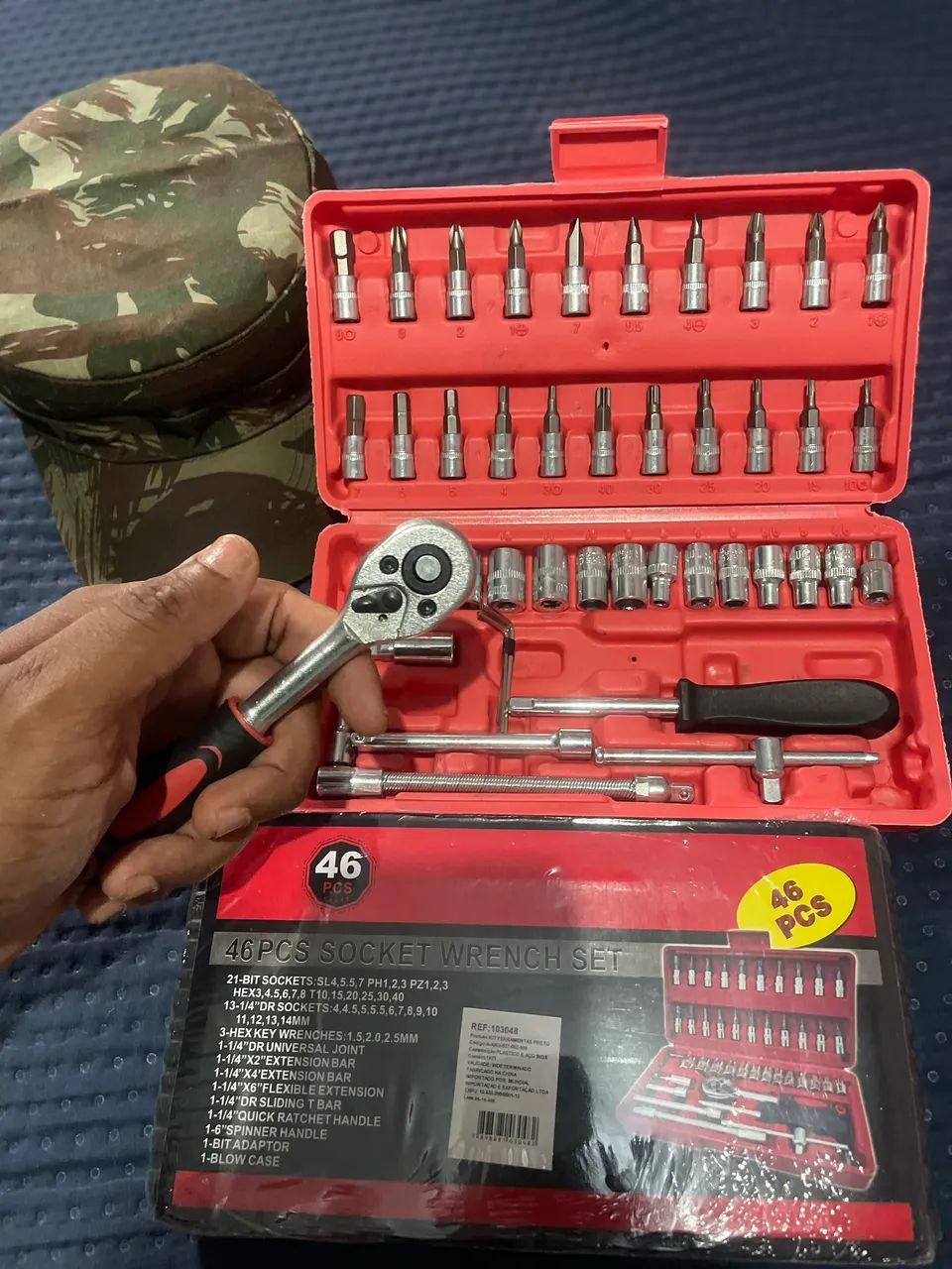 Cain a de ferramentas 46 peças  - Foto 4