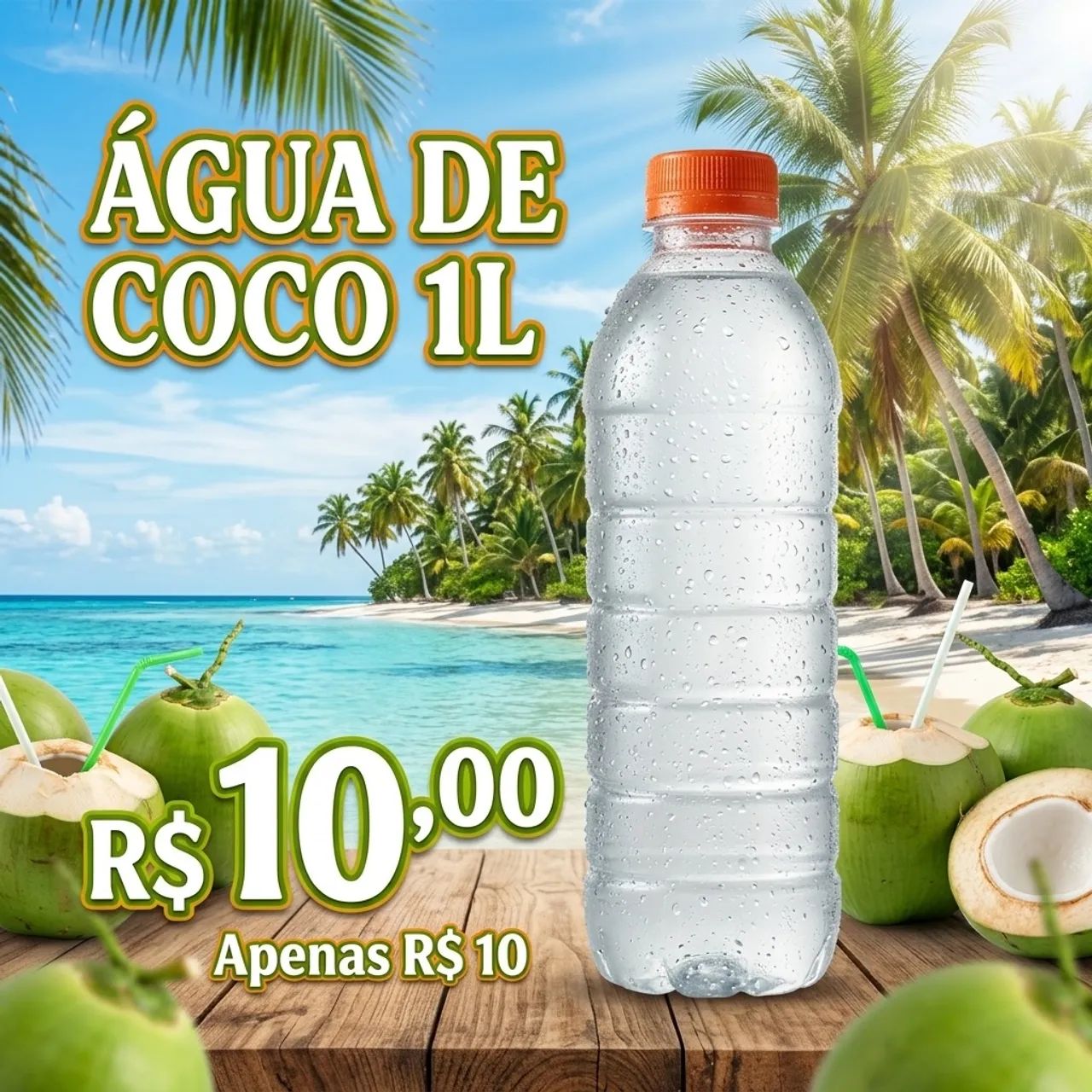 Água de coco - litro  - Foto 2