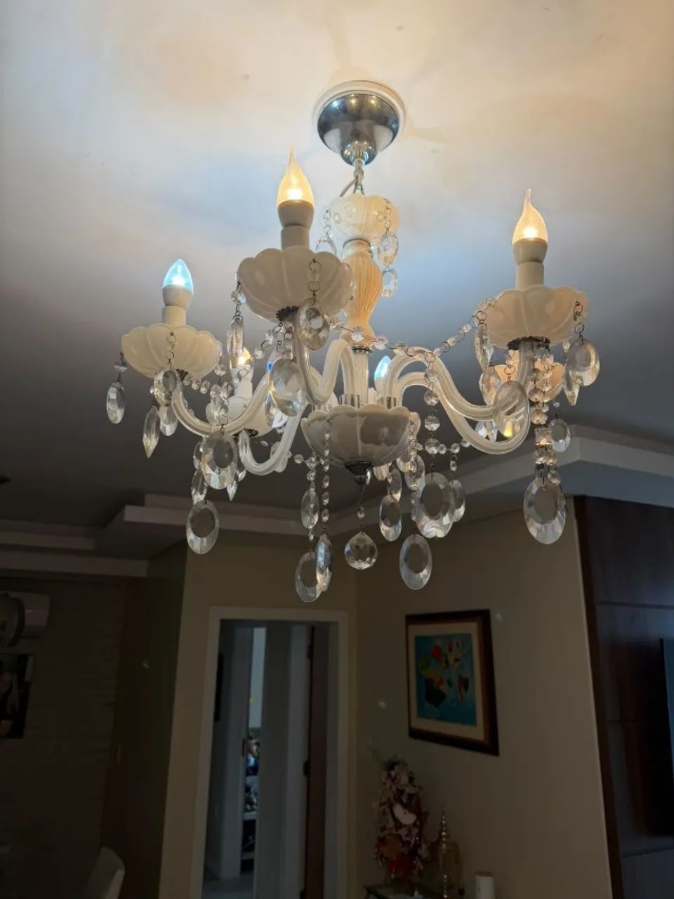 LUSTRE DE CRISTAL - ELEGANTE E SOFISTICADO  - Foto 3