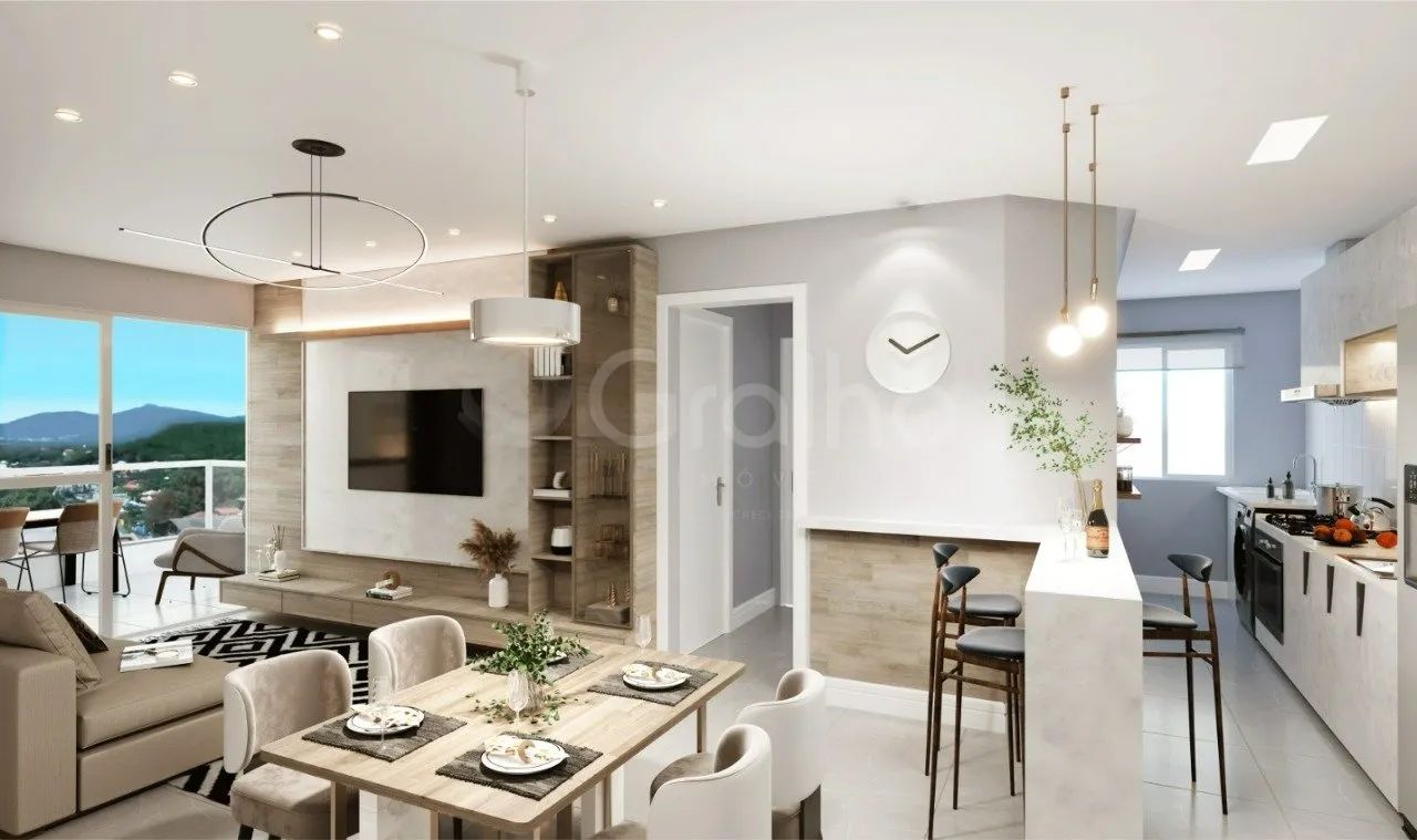Apartamento de 68,93m² com 2 dormitórios sendo 1 suíte em Canasvieiras - Foto 2