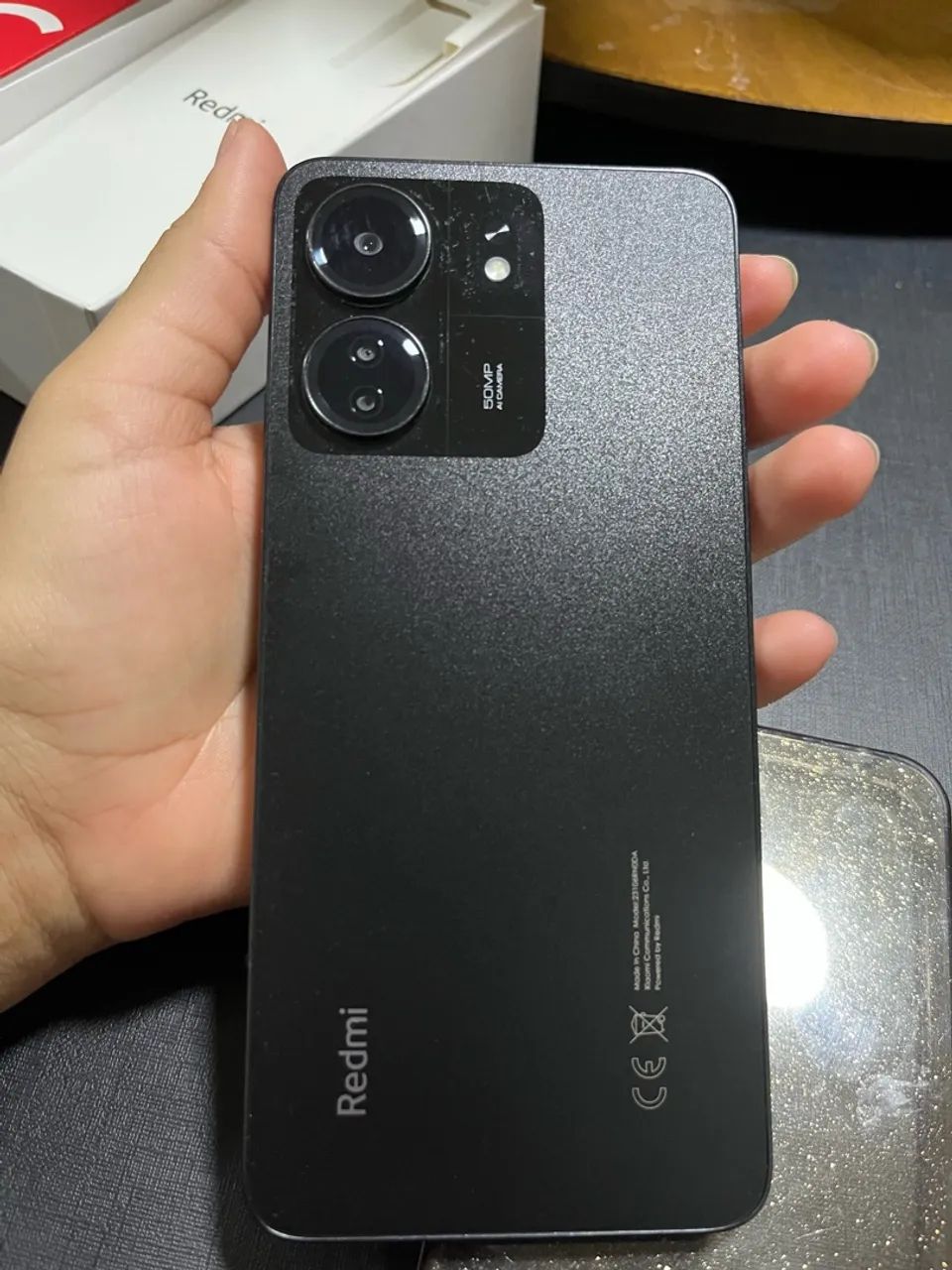 Celular redmi 13 C com valor negociável 