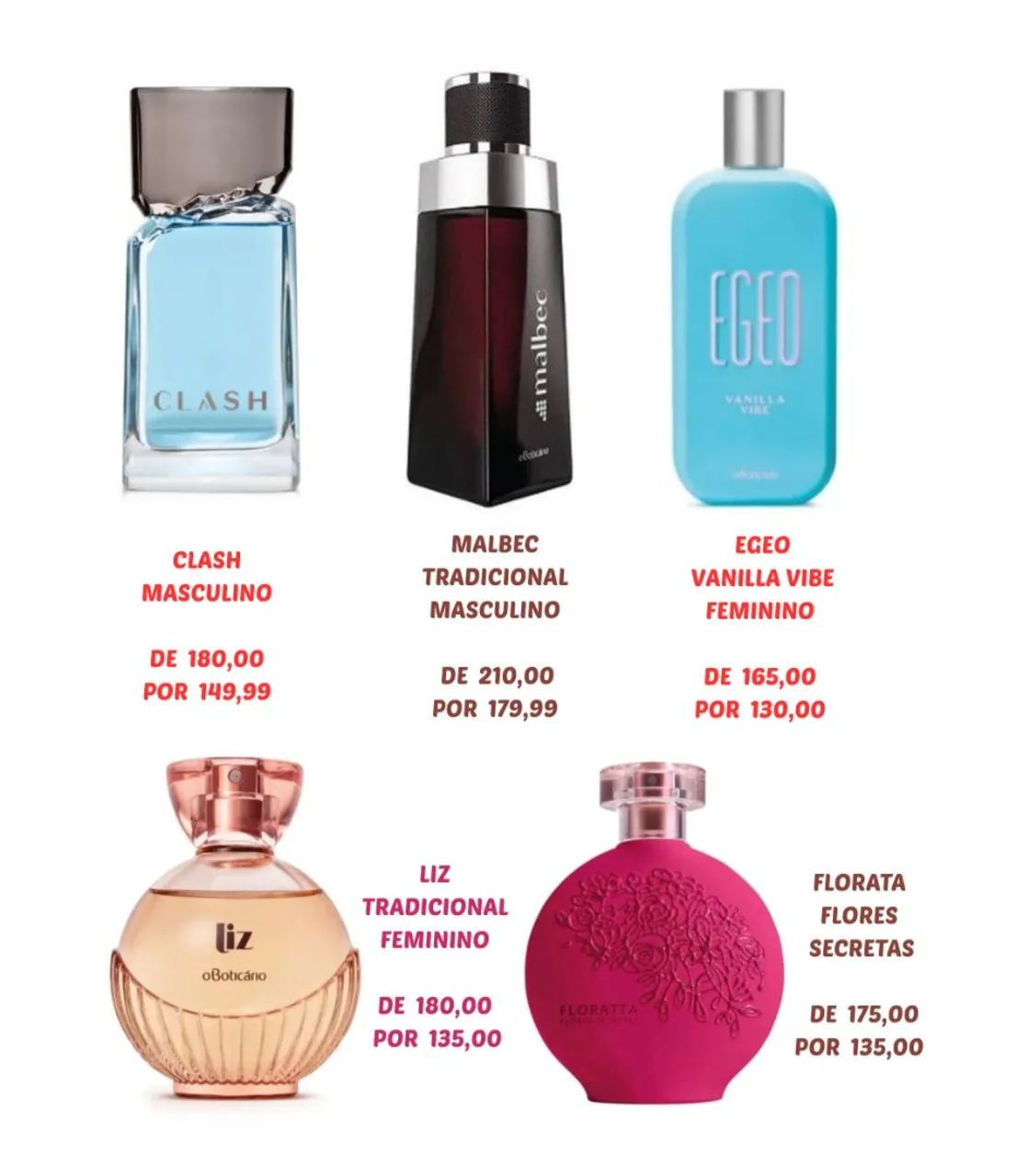 Natura Boticário e Avon 