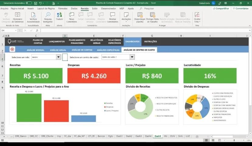 Planilhas em Excel Personalizadas421230477386065920