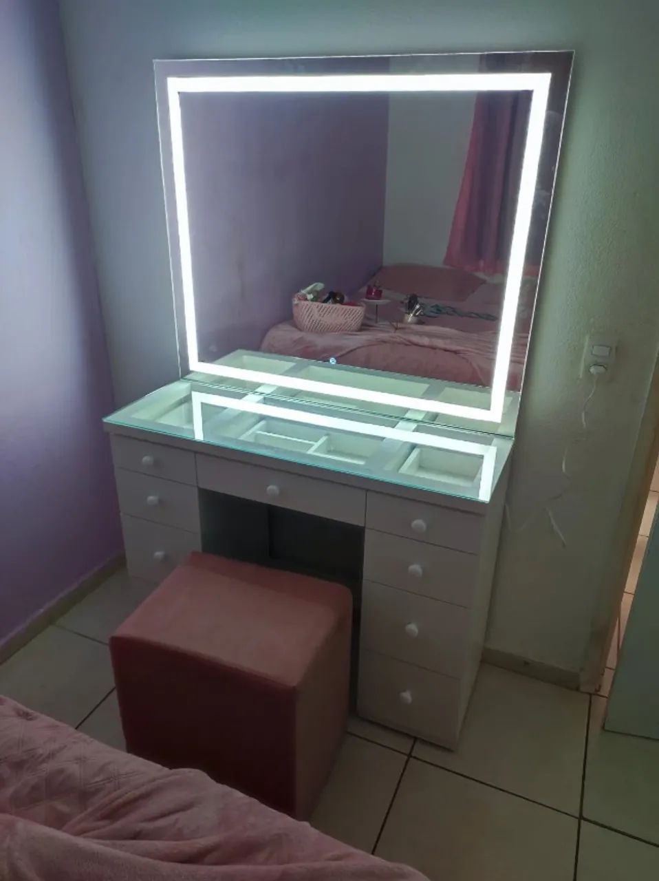 Penteadeira Frontled 9 gavetas