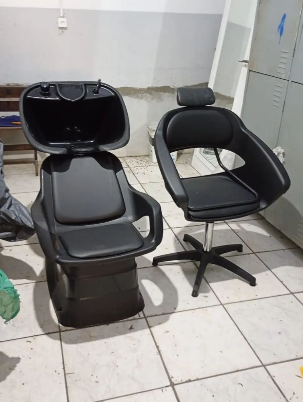 Lavadora e cadeira para salão  - Foto 3
