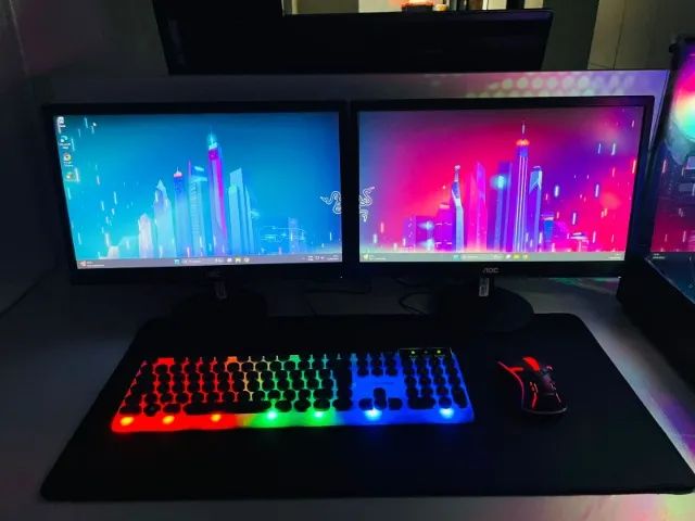 PC Gamer RYZEN Completo + 2 Monitores - Foto 5