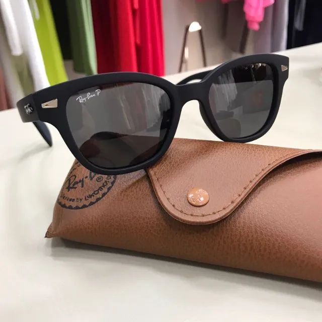 óculos de sol ray ban malibu black matte - Foto 2