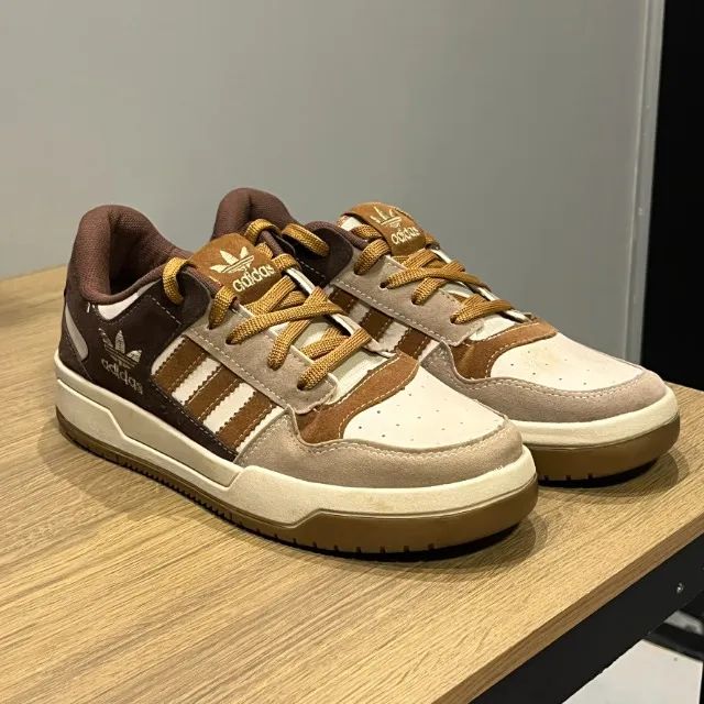 Tênis Adidas Forum Marrom