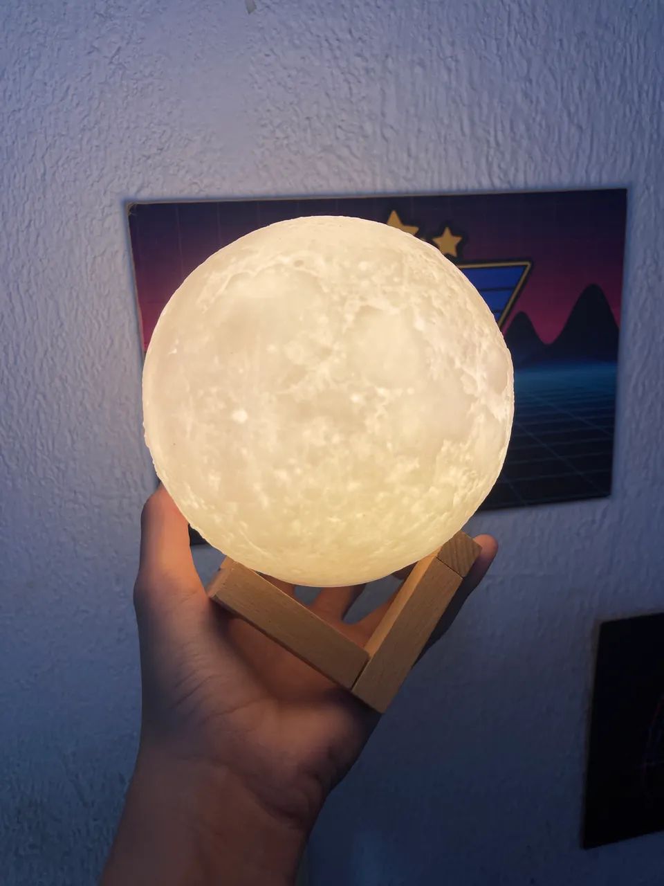 Luminária em formato de lua  - Foto 4