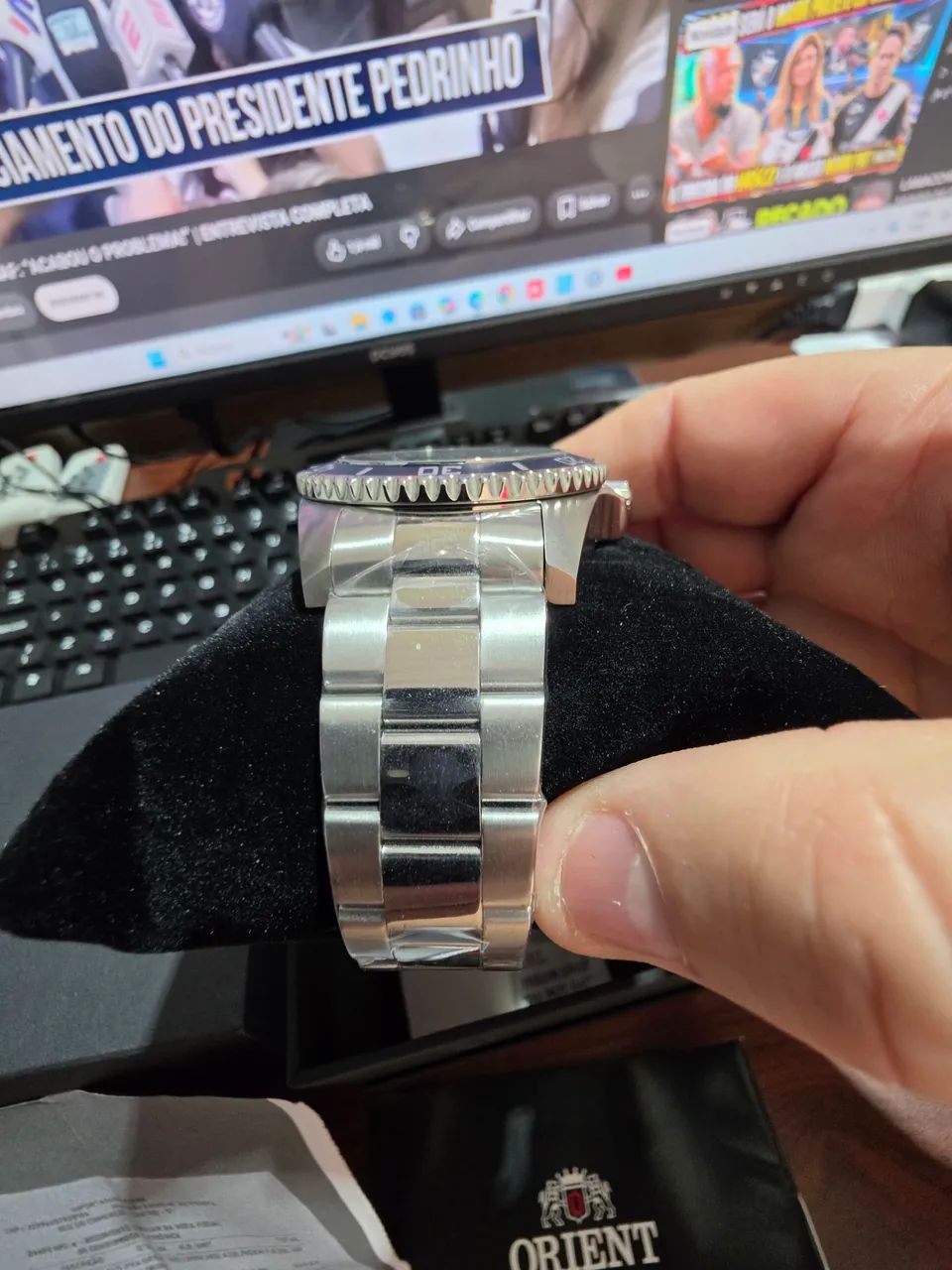 Orient submarine novo com nota e garantia  - Foto 3
