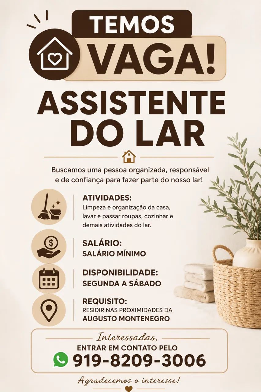 Assistente do lar 