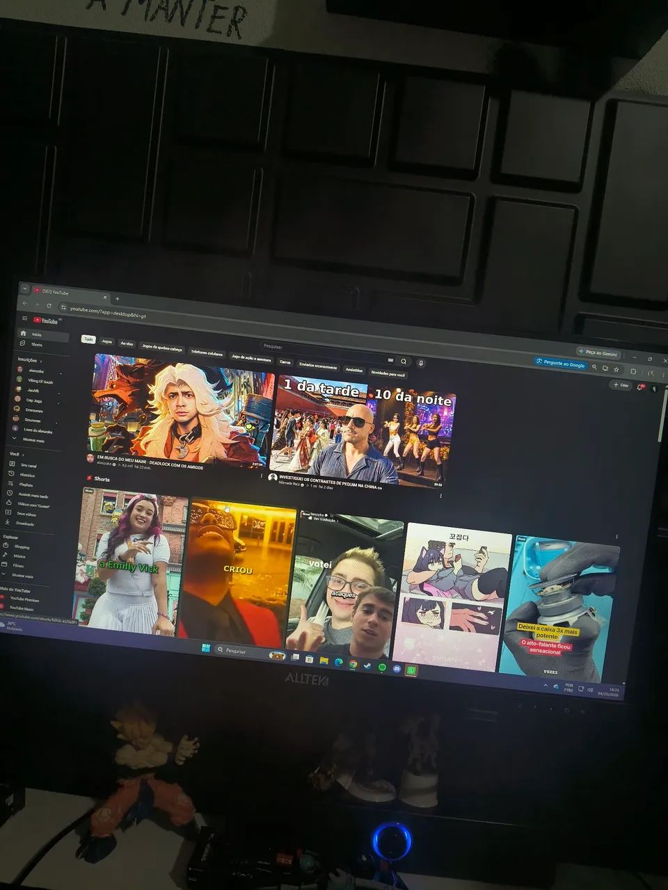 Monitor 22 Polegadas 100hz com braço Articulado  - Foto 2