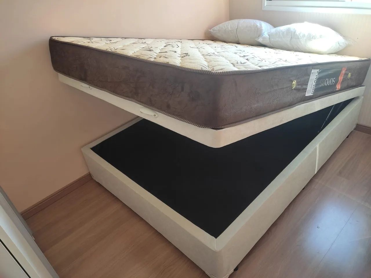 BASE BAU + COLCHÃO D33 NOVO FRETE GRÁTIS 
