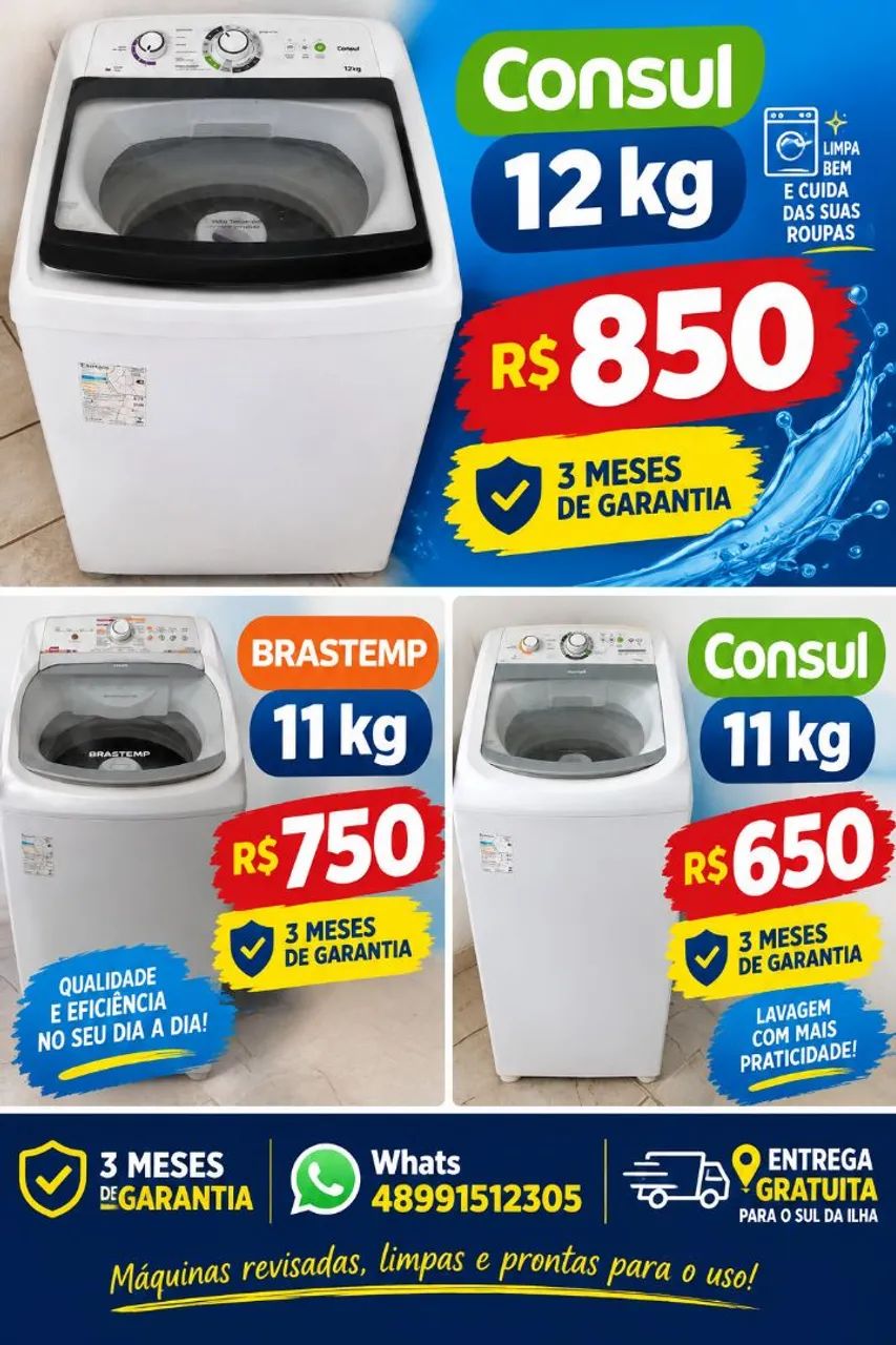 Máquinas de lavar 