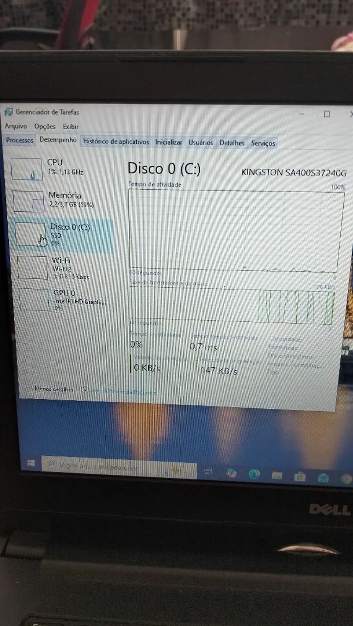 Dell i5 6 geração/SSD Kingston/bateria boa - Foto 3