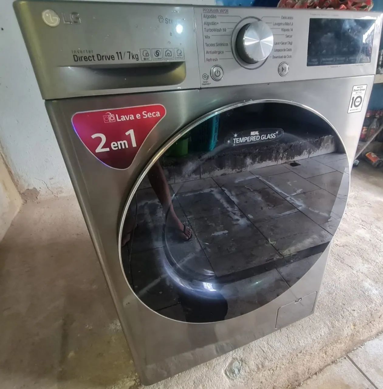 Lava e Seca LG VC4 11kg - Com Wi-Fi  - Foto 6