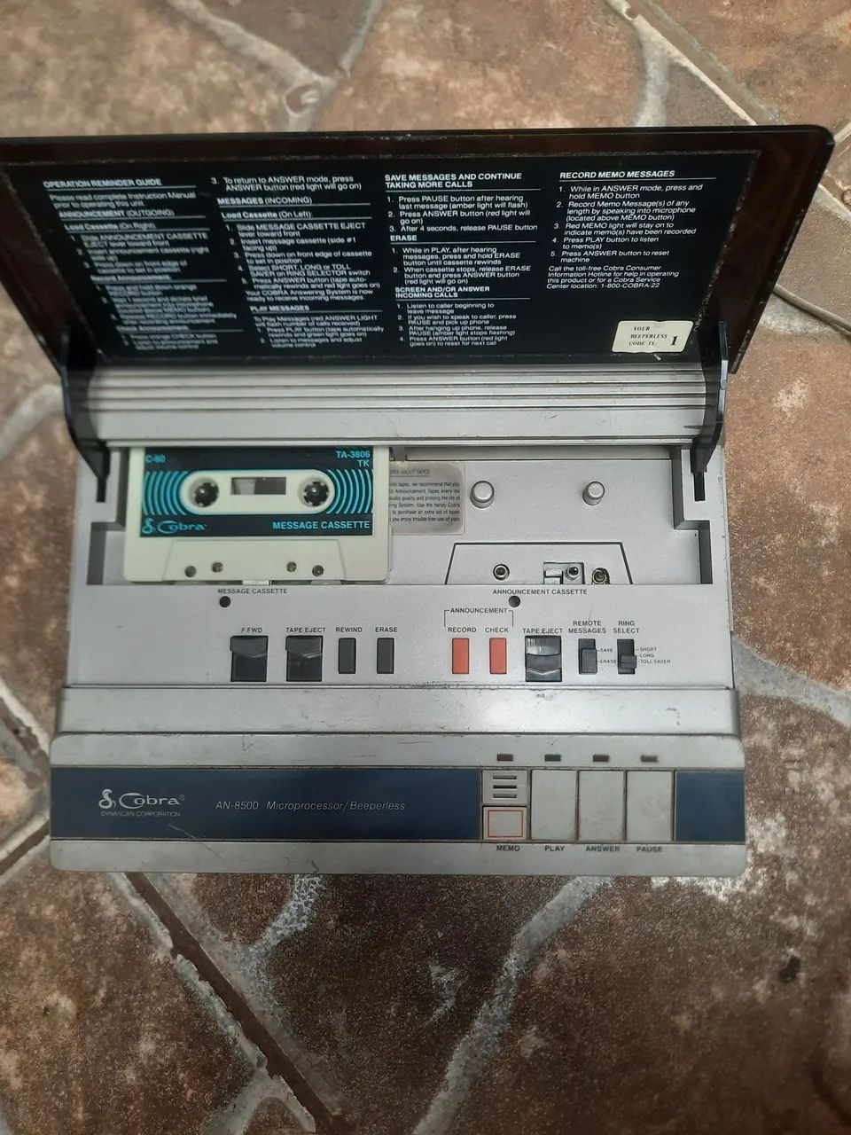 Secretaria eletrônica antiga  - Foto 2