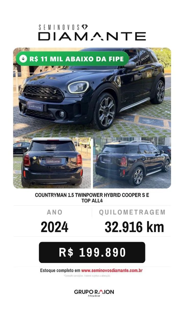 Mini Cooper Countryman S E All4 1.5 Híbrido 2024