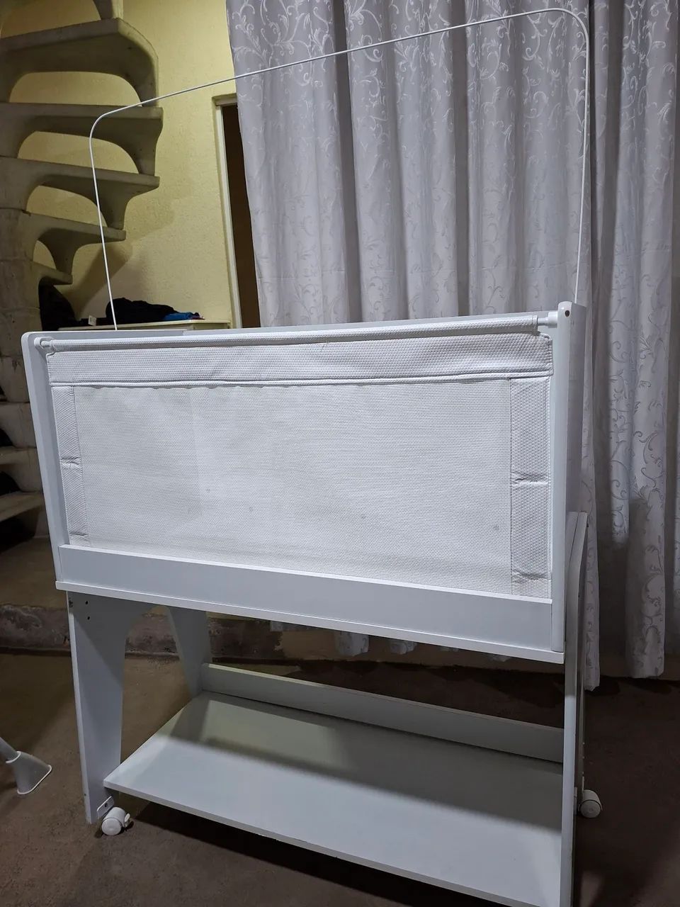 Mini berço Moisés, lateral de tela removível. - Foto 3
