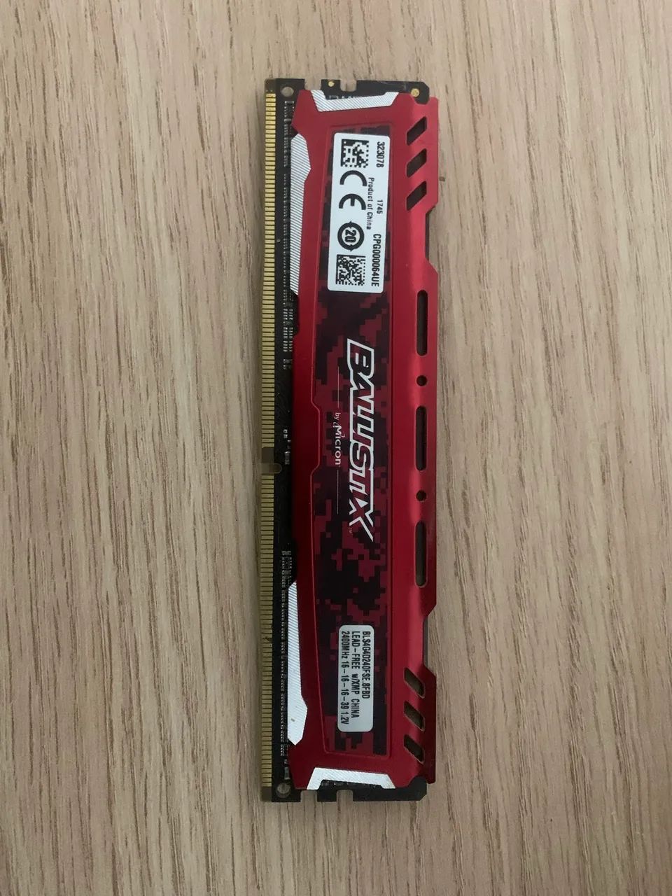 Memória do ballistix 4gb ddr4