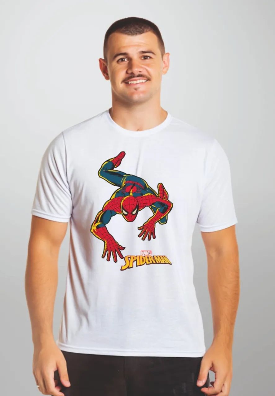 Camisa Branca Homem Aranha 2026