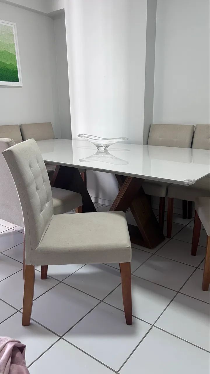 Jogo de mesa e cadeiras de jantar - Foto 4