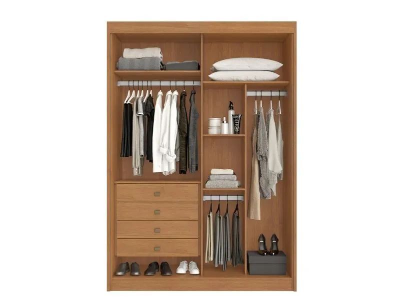 Guarda roupa 100% MDF 1.65 largura  - Foto 2