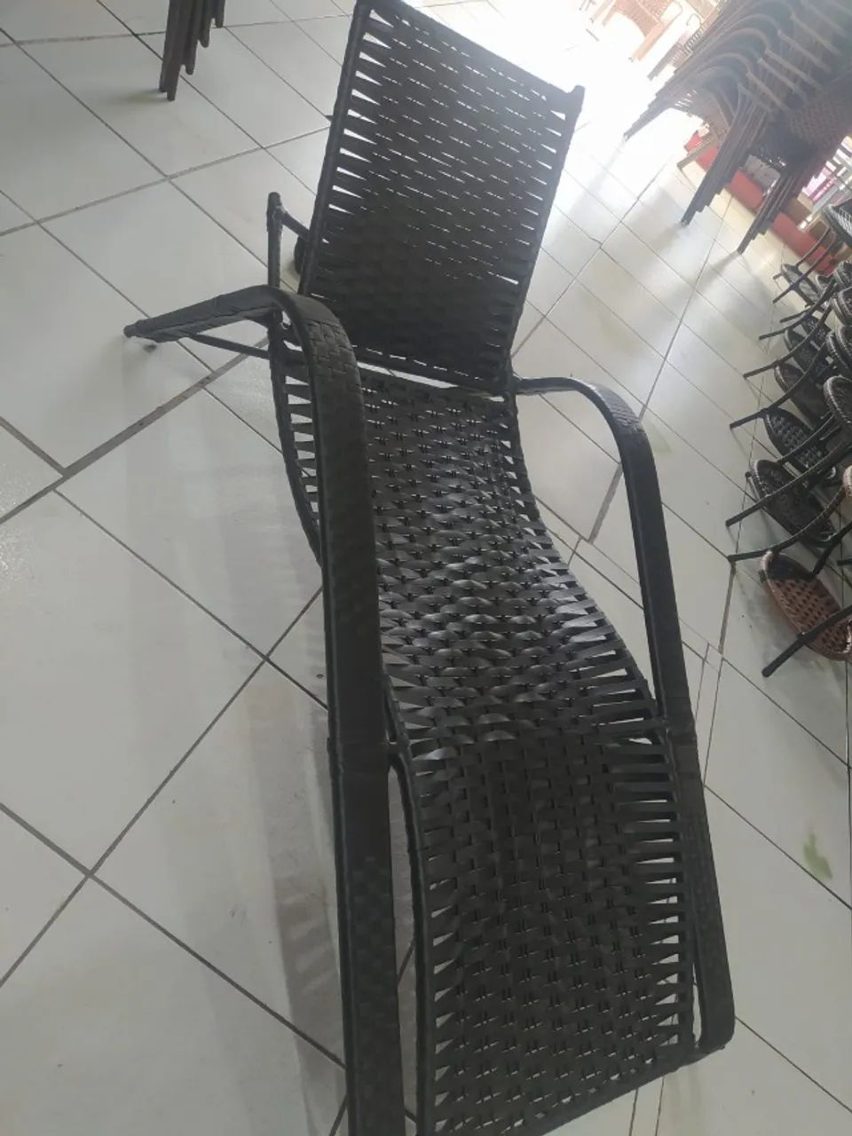 ESPREGUIÇADEIRA DE FIBRA AJUSTAVEL
