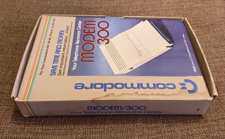 Modem do Computador Commodore 64 "Modem/1200 1670" - Não Testado / No Estado - Foto 2