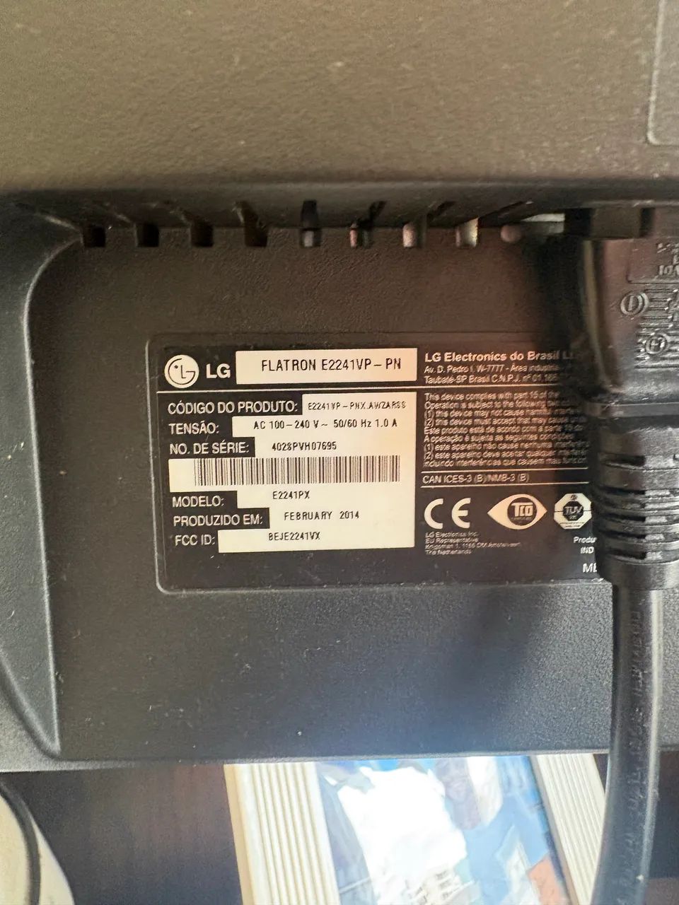 Monitor LG Flatron 22 polegadas- E2241 - Foto 3