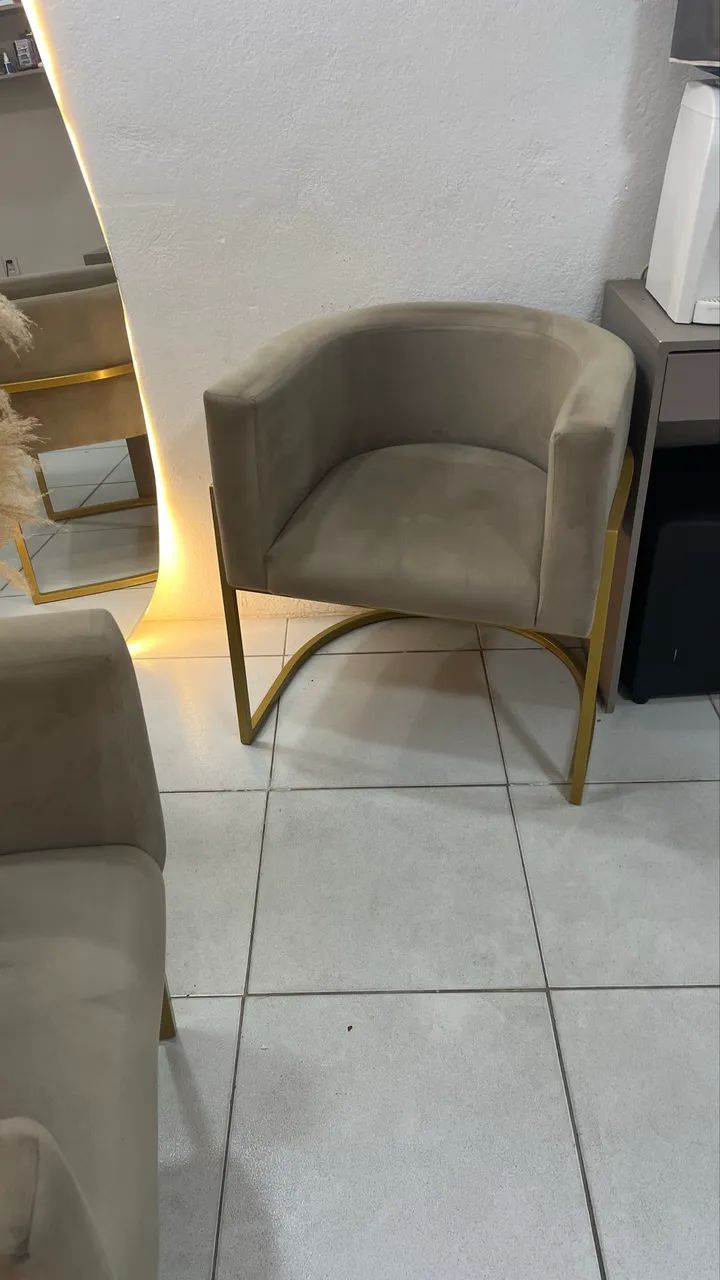 2 Poltronas em veludo 65578364582531120
