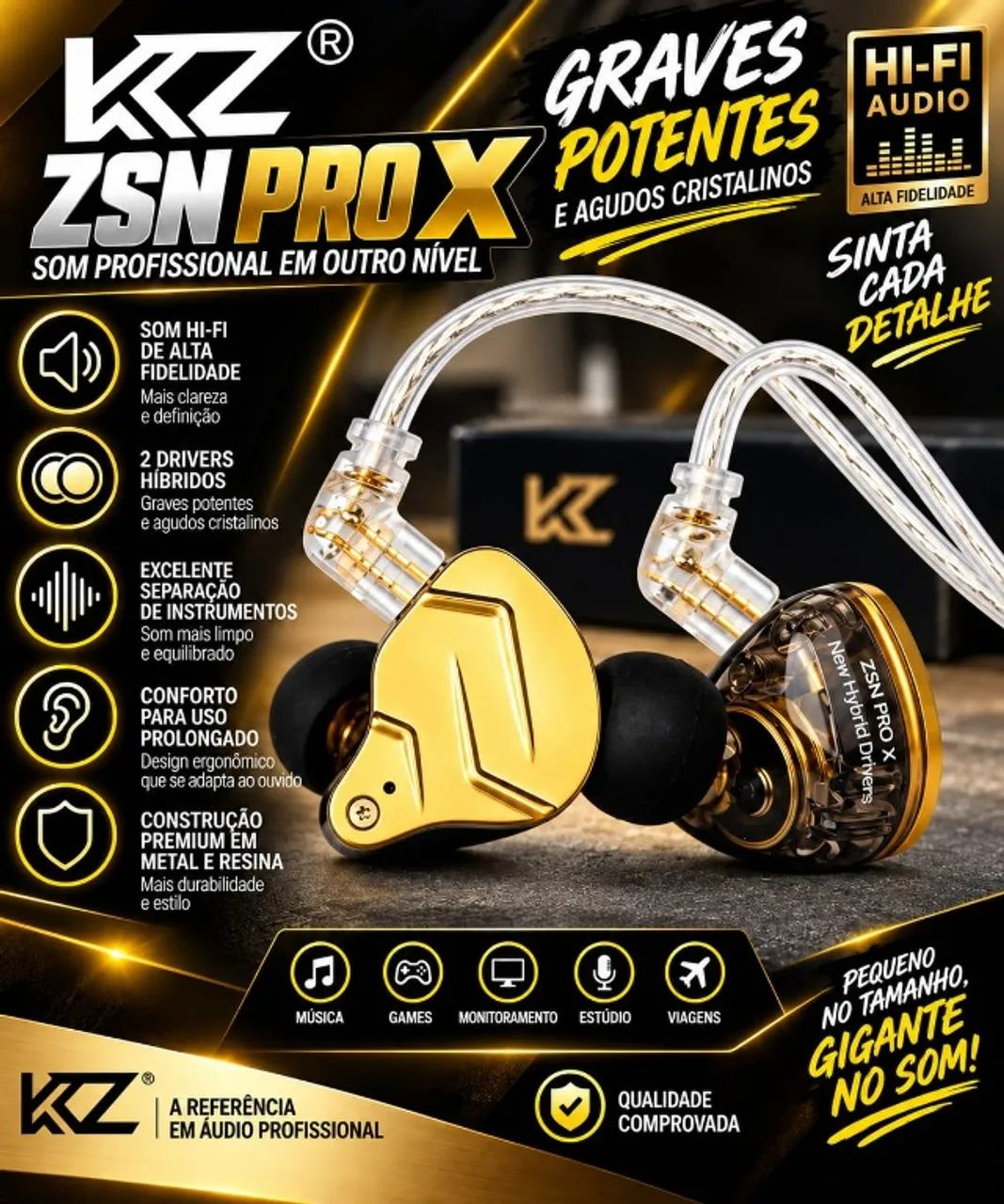 Fone Kz Zsn Pro X
