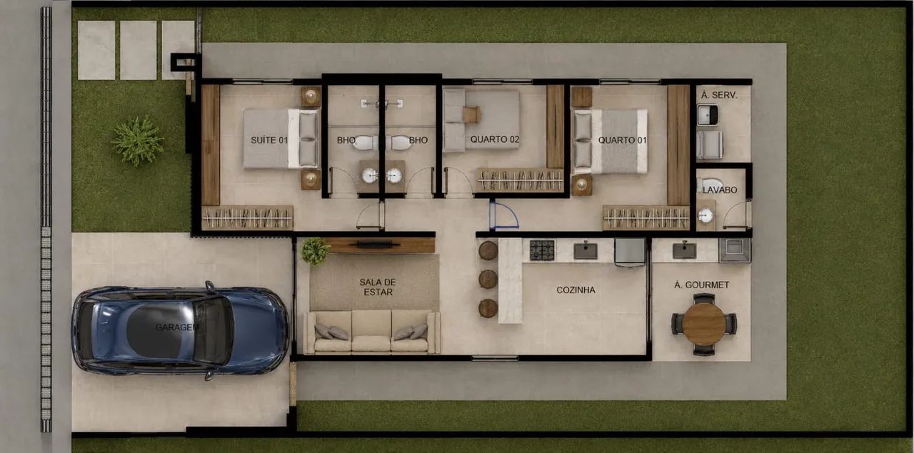 Casa - Condomínio Jardim Imperial  - Foto 4