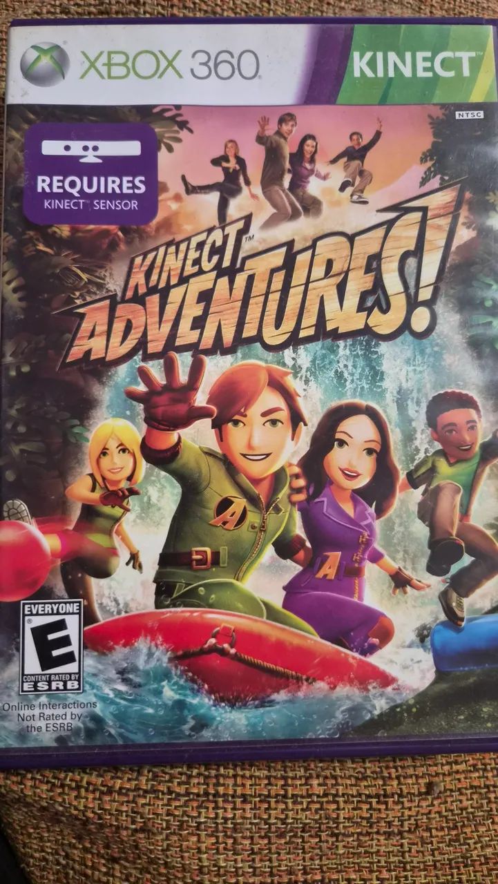 Jogo Kinect adventures xbox360