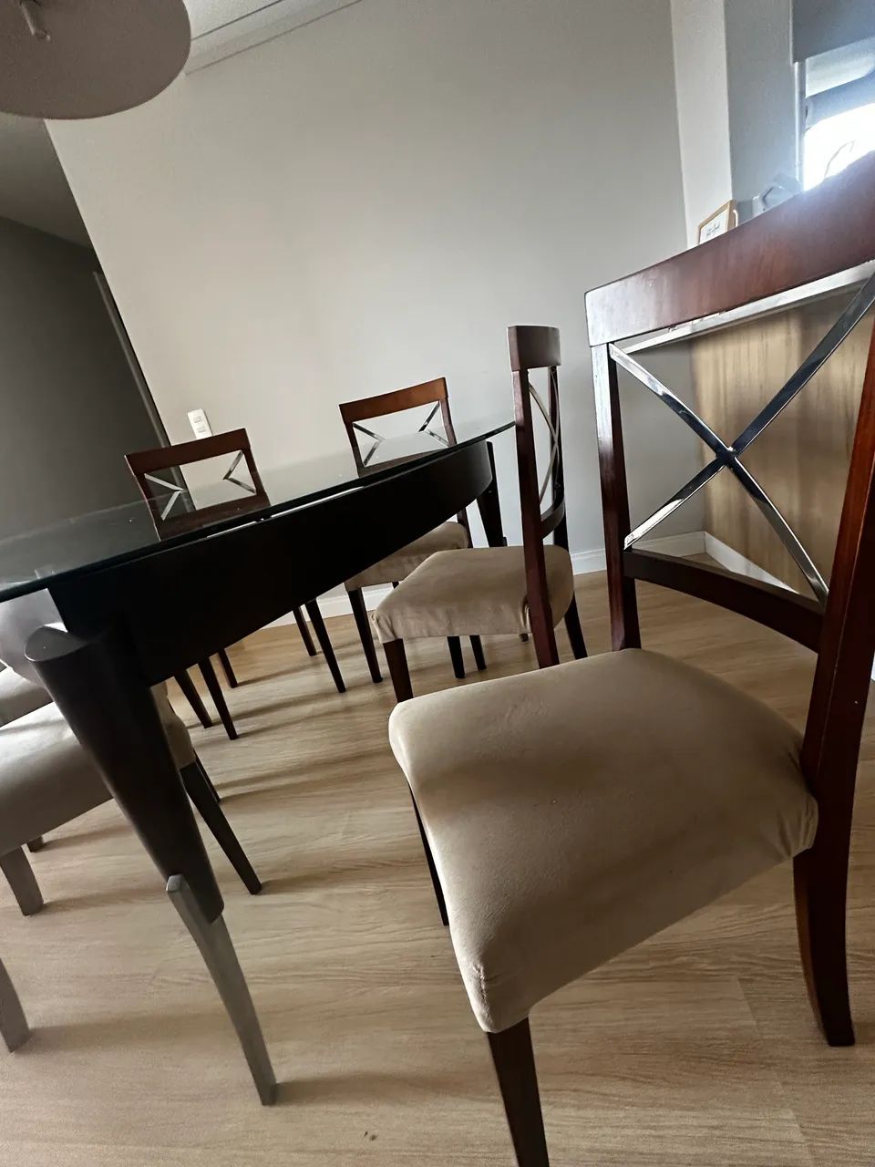 Mesa de jantar  Líder com Tampo de Vidro - Foto 4