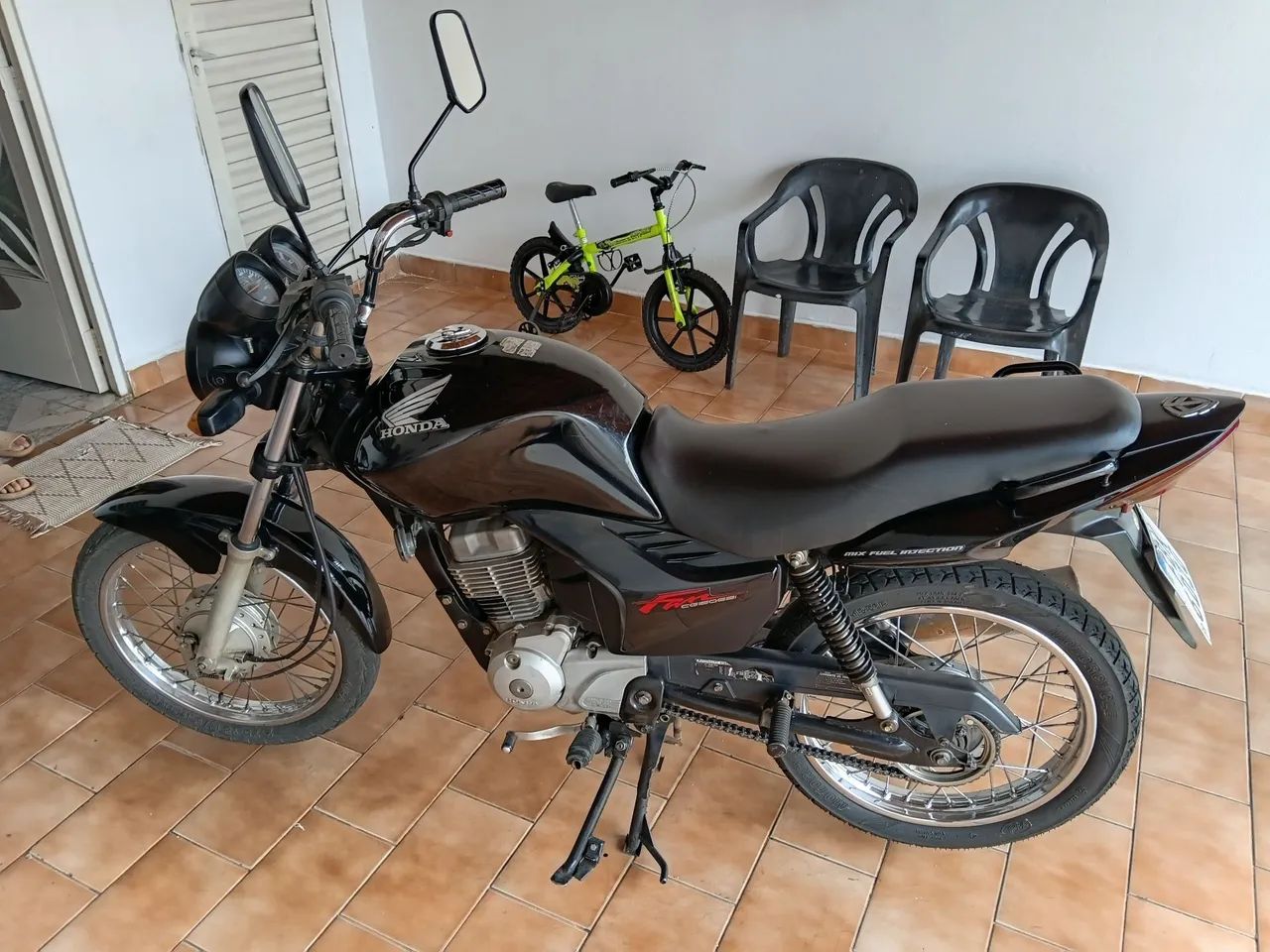 Honda CG 150 preta - Foto 4